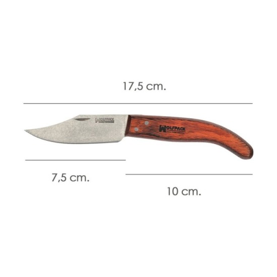 Navaja Wolfpack Modelo Encina 100 mm, Cerrada al por Mayor | Almacén de Ferretería
