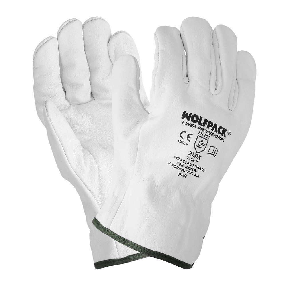 Guantes Piel FLOR  11" Con Colgador (Par) al por Mayor | Almacén de Ferretería