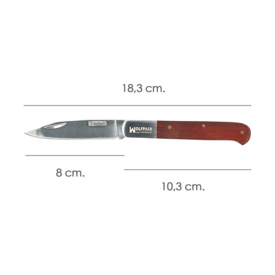 Navaja Wolfpack Modelo Jara 104 mm cerrada al por Mayor | Almacén de Ferretería