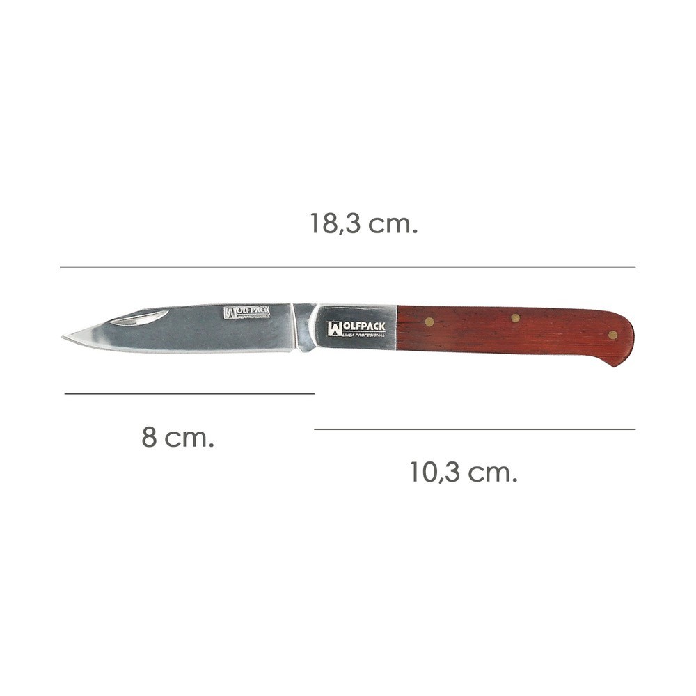 Navaja Wolfpack Modelo Jara 104 mm cerrada al por Mayor | Almacén de Ferretería