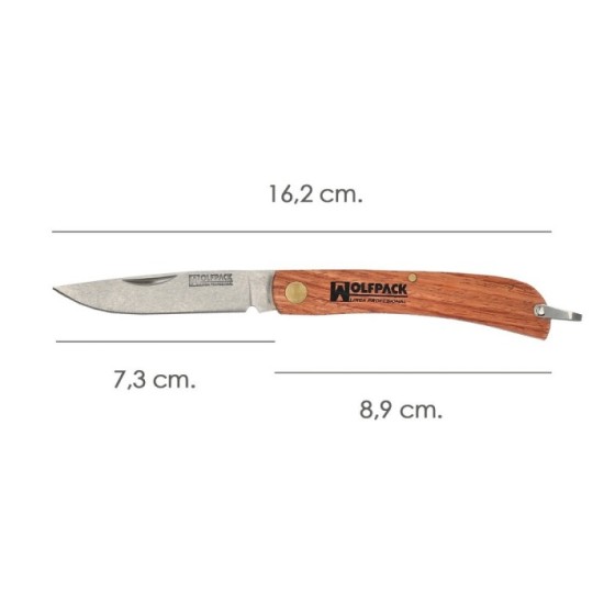 Navaja Wolfpack Modelo Roble 8,8 cm, cerrada al por Mayor | Almacén de Ferretería