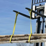 Eslinga Plana Doble Banda 3,000 Kg, Factor Seguridad 7:1, Longitud: 4 Metros Ancho 9 cm, 100% Poliester, Color Amarilla al por M