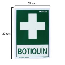 Cartel Botiquin 30x21 cm,