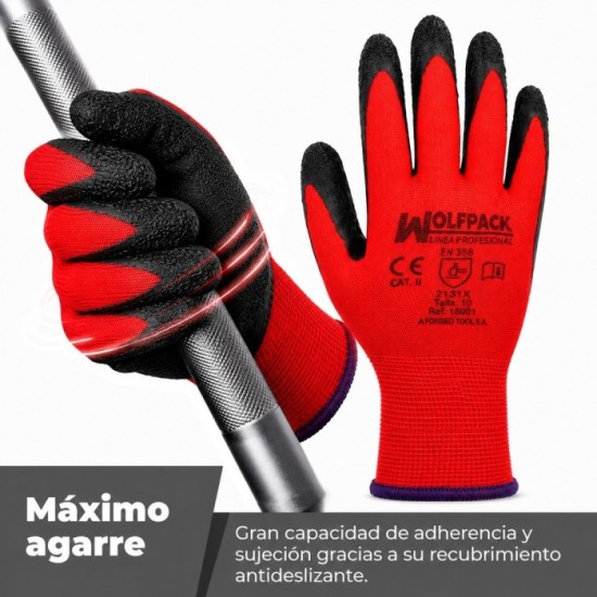 Guantes Latex / Nylon Gripflex Talla  9" (Par) al por Mayor | Almacén de Ferretería