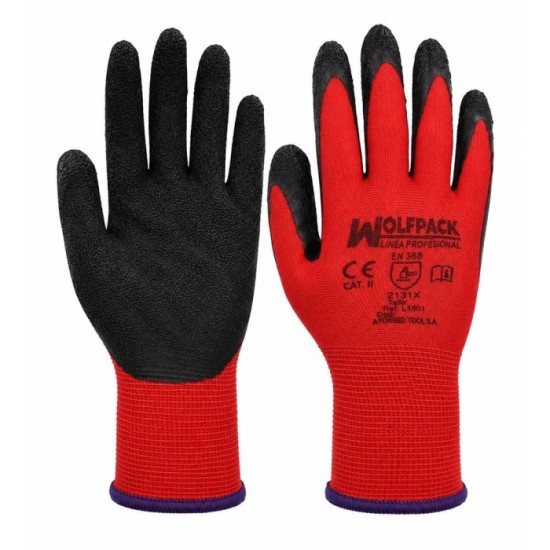 Guantes Latex / Nylon Gripflex Talla  10" (Par) al por Mayor | Almacén de Ferretería