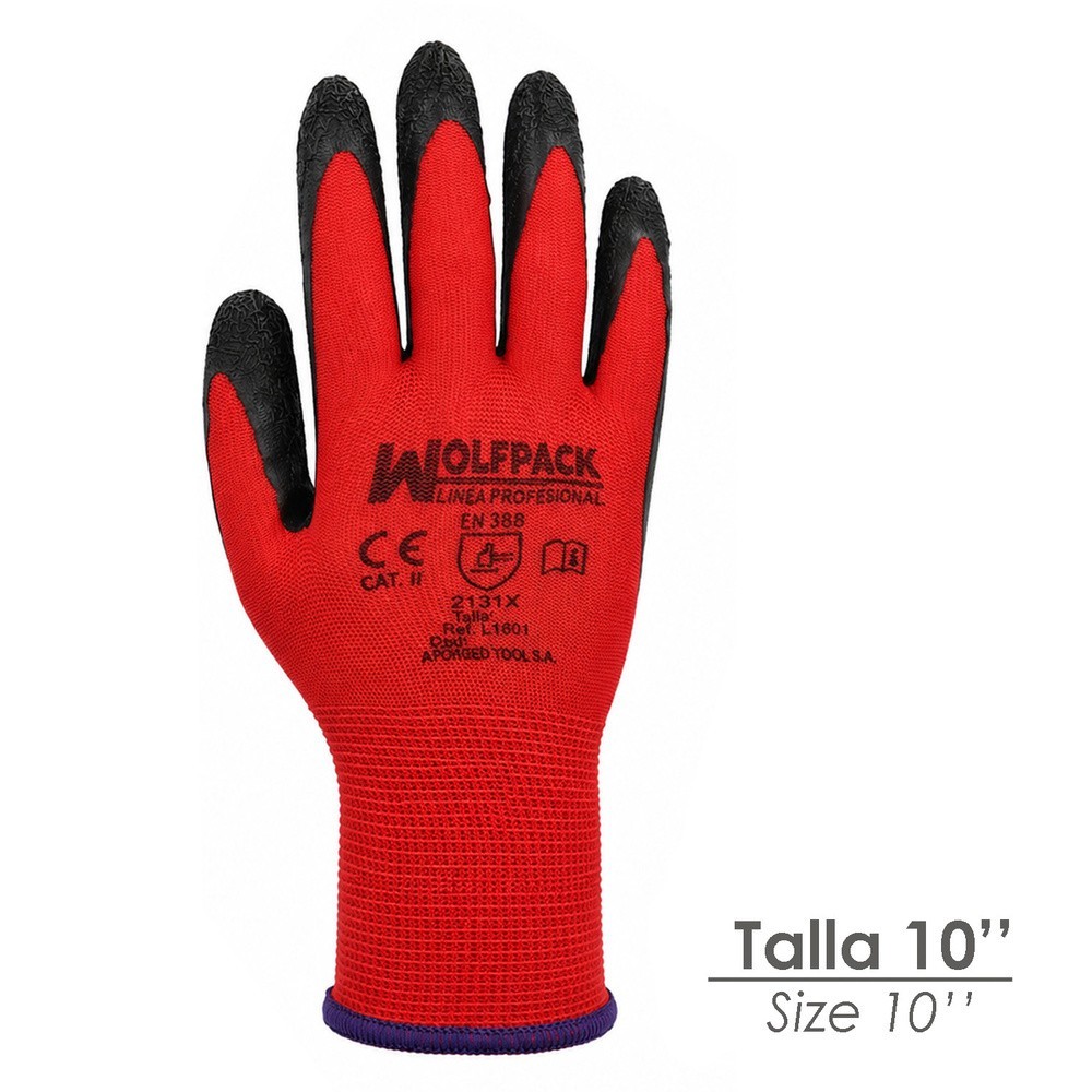 Guantes Latex / Nylon Gripflex Talla  10" (Par) al por Mayor | Almacén de Ferretería