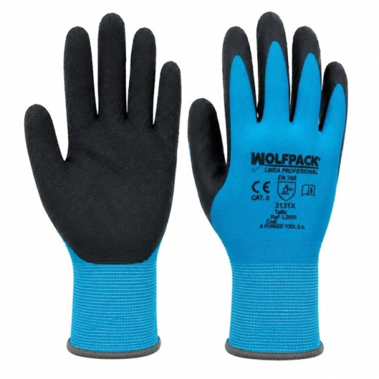Guantes Latex Foam Impermeable 6" (Par) al por Mayor | Almacén de Ferretería
