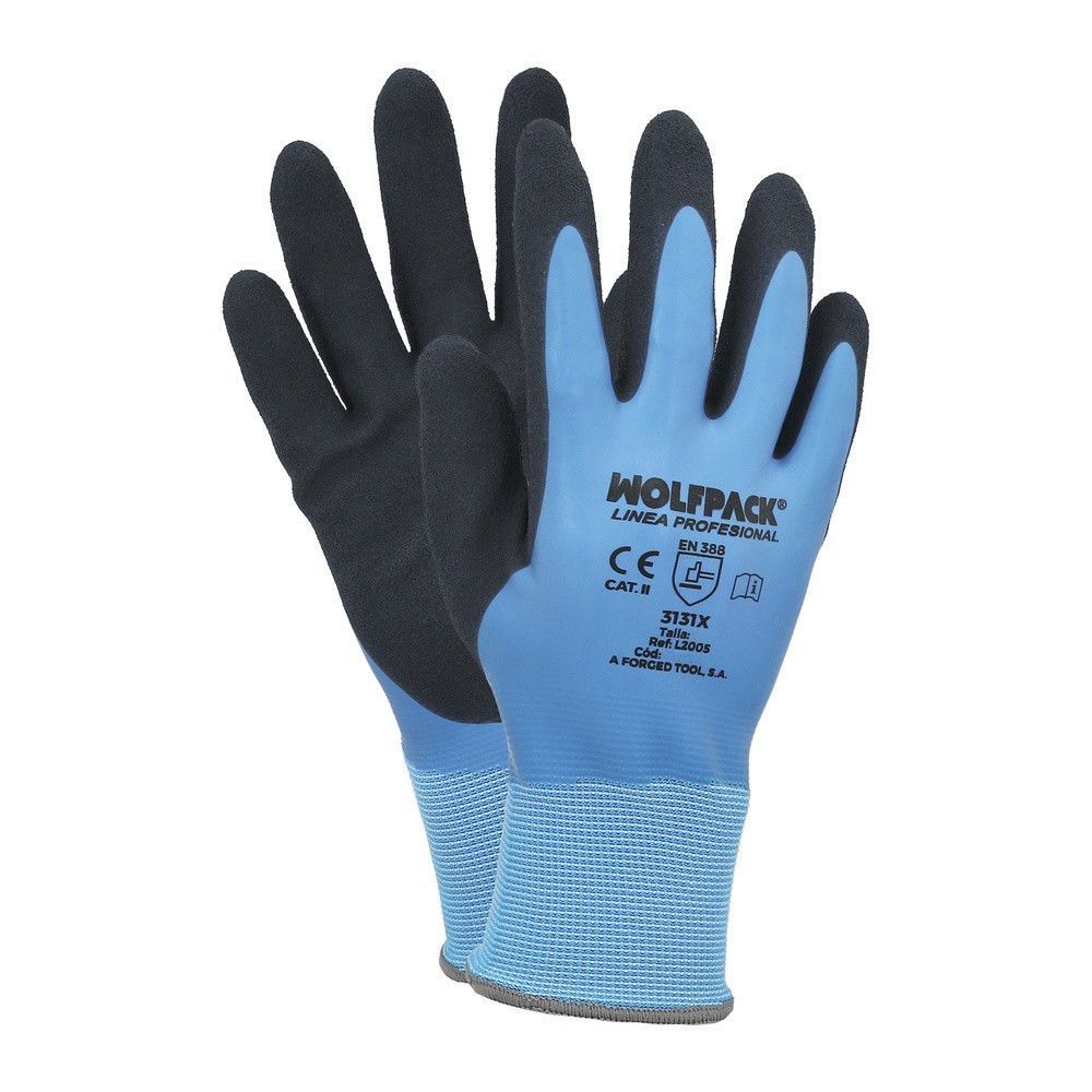 Guantes Latex Foam Impermeable 8" (Par) al por Mayor | Almacén de Ferretería