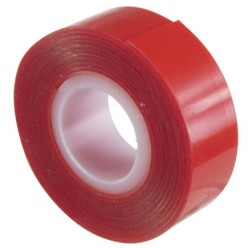 Cinta Doble Cara Elástica transparente 1,5 m, x 19 mm,
