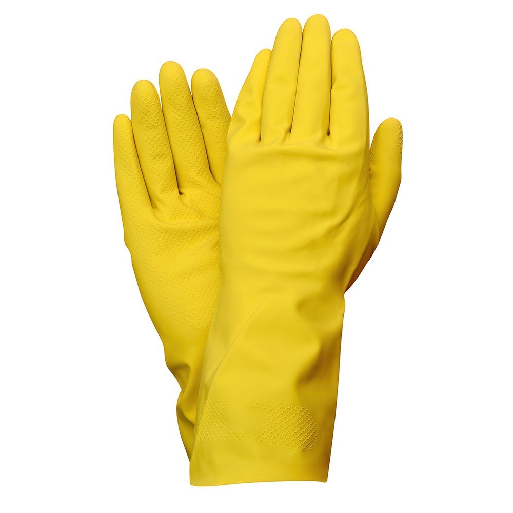 Guantes Latex 100% Basic Domesticos XL (Par) al por Mayor | Almacén de Ferretería