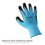 Guantes Nitrilo Reforzado Impregnado Talla 7" (Par) al por Mayor | Almacén de Ferretería