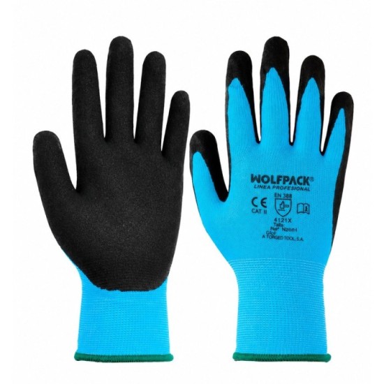 Guantes Nitrilo Reforzado Impregnado Talla 9" (Par) al por Mayor | Almacén de Ferretería