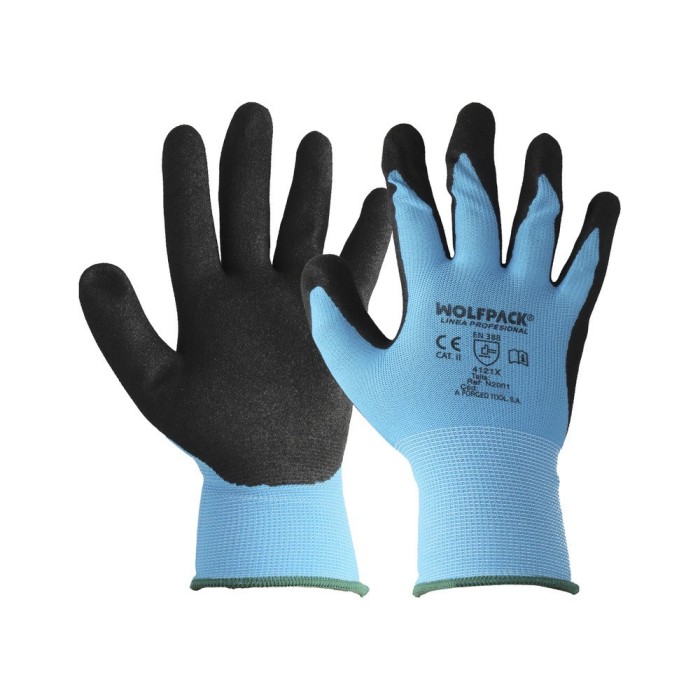 Guantes Nitrilo Reforzado Impregnado Talla 11" (Par) al por Mayor | Almacén de Ferretería