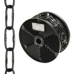 Cadena Decorativa Grabada Negra 4,0x46 mm, Rollo 20 metros