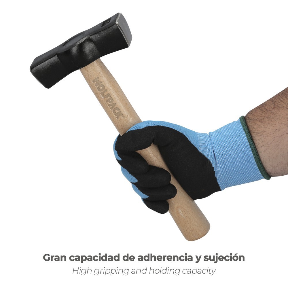 Guantes Nitrilo Reforzado Impregnado Talla 11" (Par) al por Mayor | Almacén de Ferretería