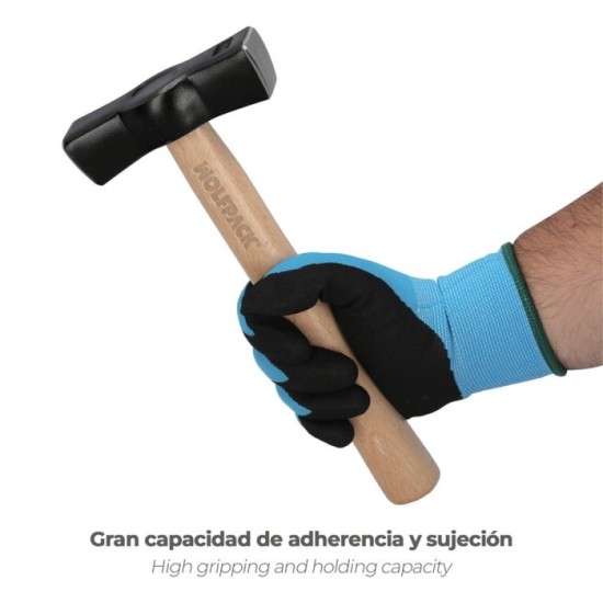 Guantes Nitrilo Reforzado Impregnado Talla 11" (Par) al por Mayor | Almacén de Ferretería