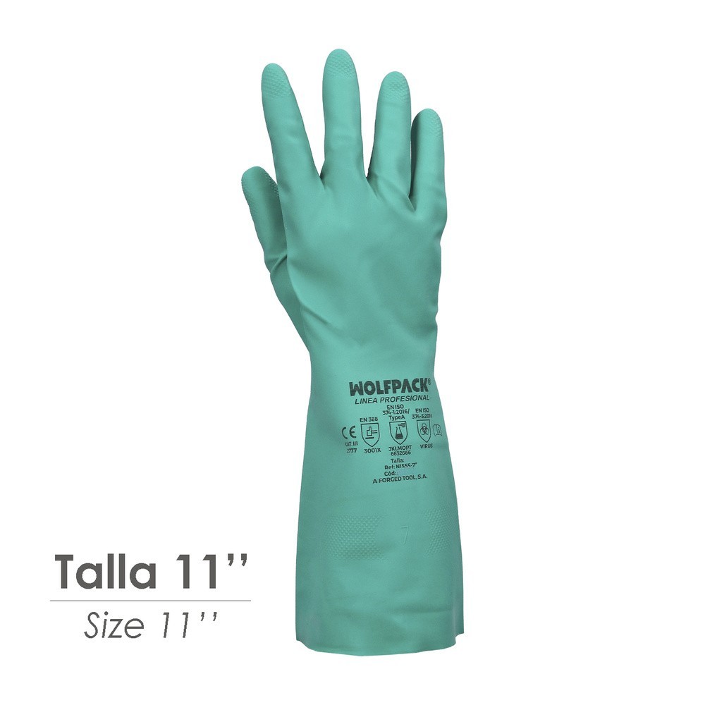 Guante Nitrilo Oil Resistant XXL 11" (Par) al por Mayor | Almacén de Ferretería
