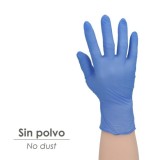 Guante Desechable Nitrilo Azul  S 3,5 gms, Caja 100 unidades, al por Mayor | Almacén de Ferretería