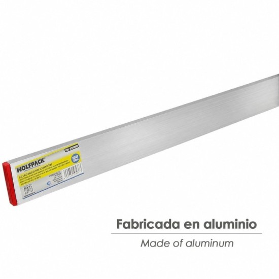 Regla Aluminio Rectangular Para Alisar Mortero 80x20 mm, Longitud 150 cm, al por Mayor | Almacén de Ferretería