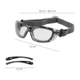 Gafas de Seguridad Acolchadas Cristales Transparentes Con Patillas o Goma Elastica,  Patillas Engomadas EN/166 al por Mayor | Al