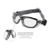 Gafas de Seguridad Acolchadas Cristales Transparentes Con Patillas o Goma Elastica,  Patillas Engomadas EN/166 al por Mayor | Al