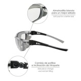 Gafas de Seguridad Acolchadas Cristales Transparentes Con Patillas o Goma Elastica,  Patillas Engomadas EN/166 al por Mayor | Al
