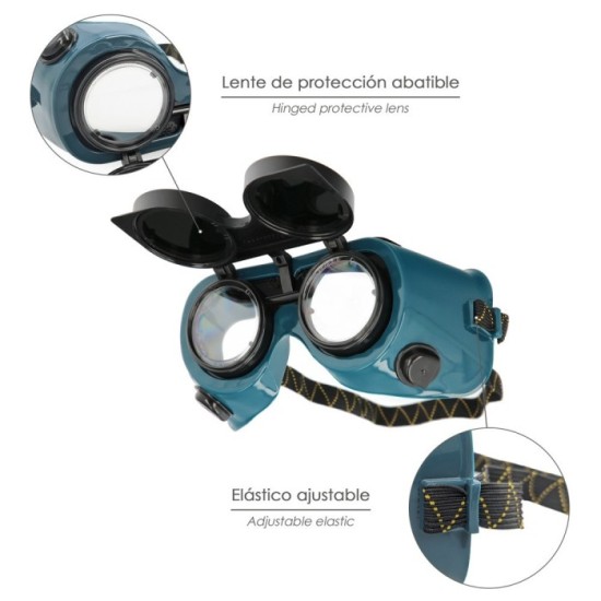 Gafas Soldador Con Lentes Abatibles EN175 al por Mayor | Almacén de Ferretería