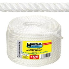 Cuerda Polipropileno Multifilamento (Rollo 100 m,)    8 mm,