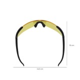 Gafas Proteccion En166 Patillas Ajustables Lentes Ambar, Puente Engomado, Homologadas EN166 al por Mayor | Almacén de Ferretería