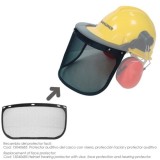 Recambio Protector Facial Para Casco Con Visera, Protector Facial De Rejilla y Protector Auditivo Maurer Modelo 99790 al por May