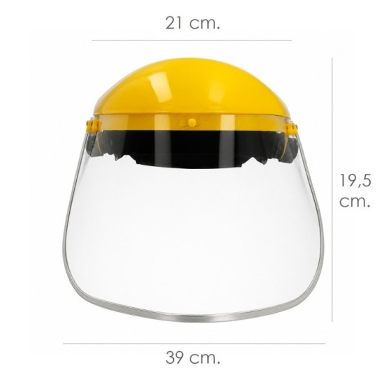 Protector Facial Policarbonato Transparente Con Arnes al por Mayor | Almacén de Ferretería