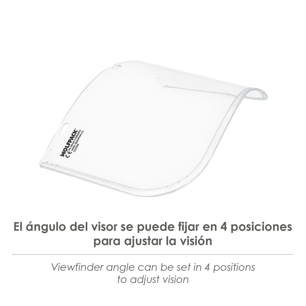 Protector Facial policarbonato Transparente, Recambio al por Mayor | Almacén de Ferretería
