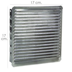 Rejilla Ventilacion Empotrar 17x17 cm, Aluminio