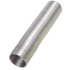Tubo Aluminio Compacto Gris Ø 120 mm, / 5 metros