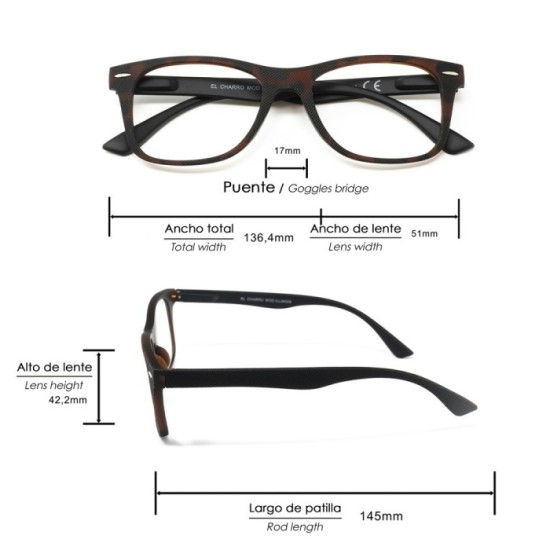 Gafas Lectura Illinois Estampado Carey Aumento +3,0 Gafas De Vista, Gafas De Aumento, Gafas Visión Borrosa al por Mayor | Almacé