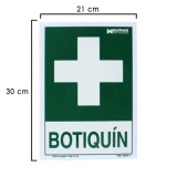 Cartel Botiquin 21x 30 (Alt,) cm, al por Mayor | Almacén de Ferretería