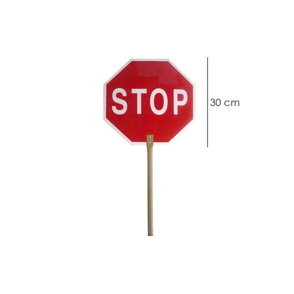 Cartel Paletina Obra Stop - Avance 30 x 30 cm, al por Mayor | Almacén de Ferretería