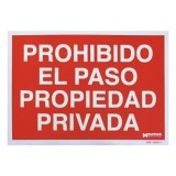 Cartel Prohibido El Paso Propiedad Privada 42 x 30 (Alt,) al por Mayor | Almacén de Ferretería