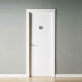 Placa Adhesiva "WC" Acero Inoxidable Ø 7 cm, al por Mayor | Almacén de Ferretería