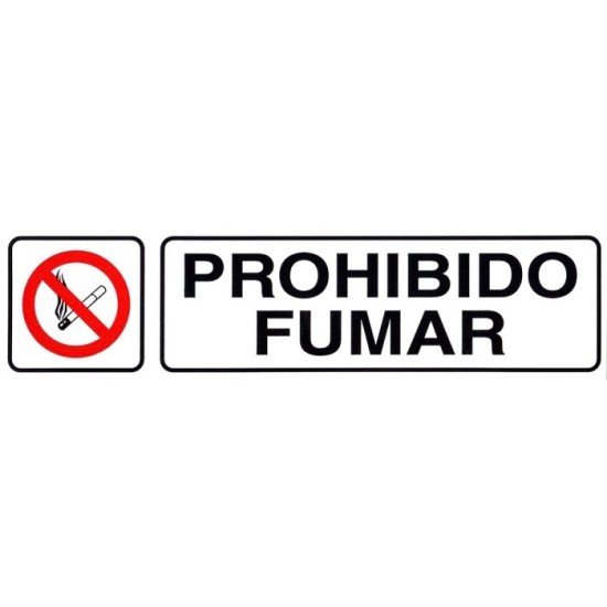 Rotulo Adhesivo 250x63 mm, Prohibido Fumar al por Mayor | Almacén de Ferretería