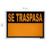 Cartel Se Traspasa 70 x 50(Alt,)  cm, al por Mayor | Almacén de Ferretería