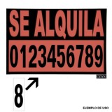 Numero Adhesivo 46x140 mm,   Nº 3 al por Mayor | Almacén de Ferretería