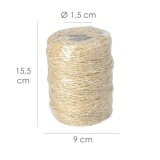 Cuerda Sisal Nº3/4 Hilo de 2 Cabos (Bobina 700 gr, / 140 m,) al por Mayor | Almacén de Ferretería