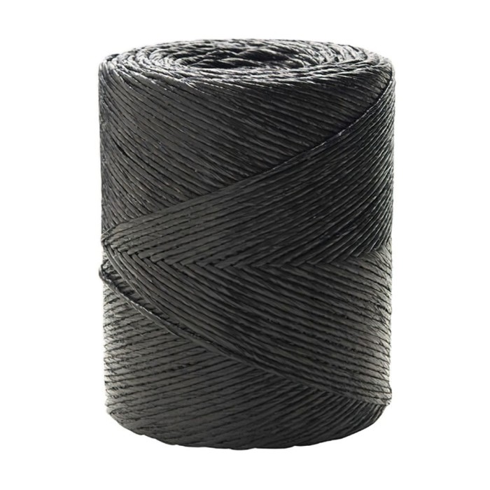 Cuerda Rafia Bobina 750 gramos Color Negro al por Mayor | Almacén de Ferretería
