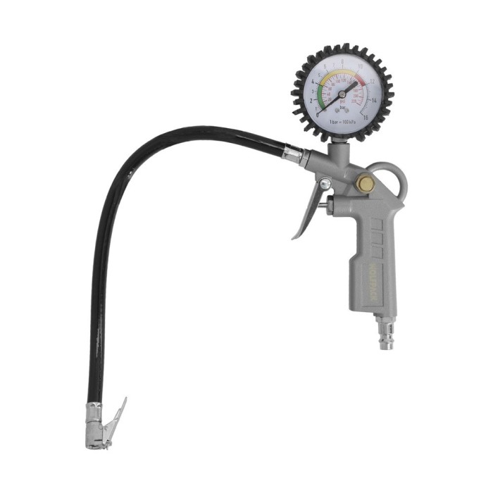 Pistola Para Inflado De Neumáticos Con Manometro, Inflador de Neumaticos, Pistola Aire Comprimido Neumaticos, Pistola Compresor 