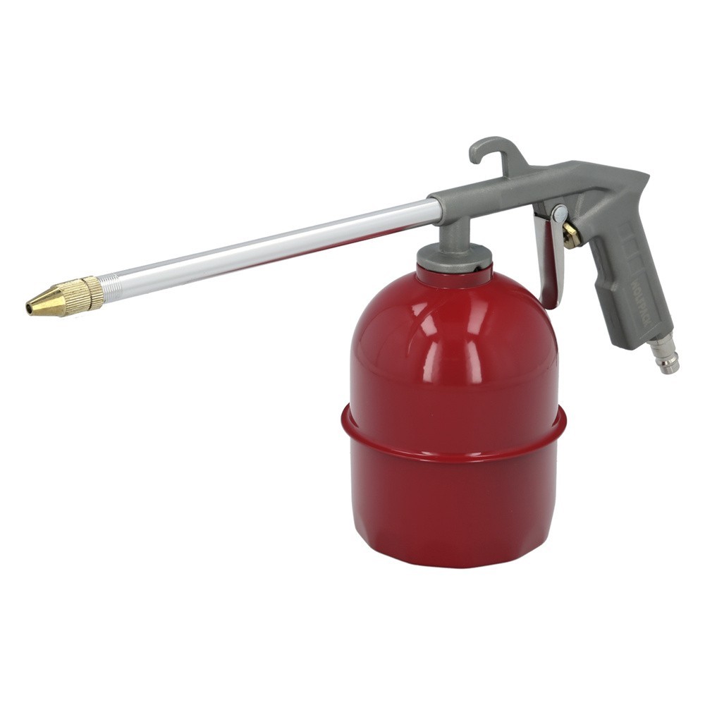Pistola Petrolear Neumatica Con Deposito Inferior y Adaptador Rapido, Pistola Limpieza Motores, Pistola Petrolear Neumatica al p