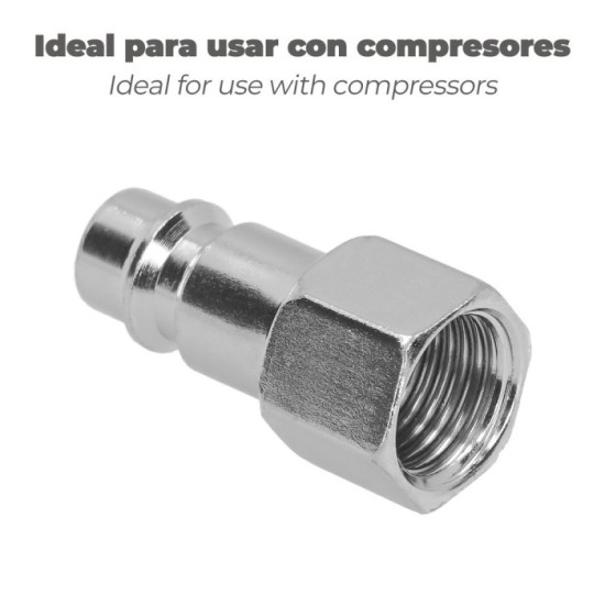 Racor Rapido Hembra 1/4" (Granel) al por Mayor | Almacén de Ferretería
