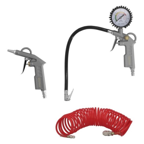 Kit Accesorios Para Compresor 3 Piezas Con Enganche Rapido, Juego de Herramientas Neumaticas Para Compresor, al por Mayor | Alma