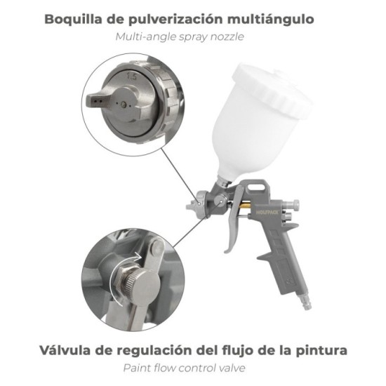Kit Accesorios Para Compresor Aire Comprimido 5 Piezas Con Click Rapido al por Mayor | Almacén de Ferretería