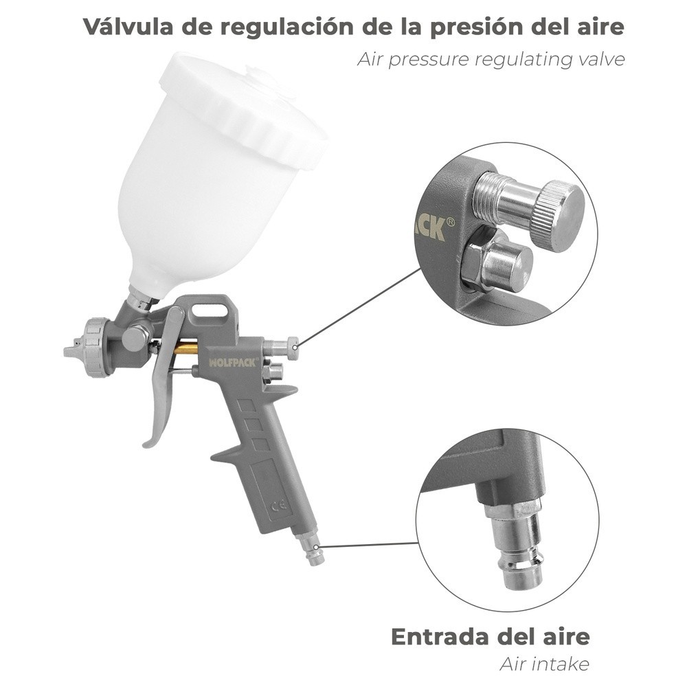Kit Accesorios Para Compresor Aire Comprimido 5 Piezas Con Click Rapido al por Mayor | Almacén de Ferretería